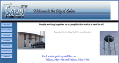 Desktop Screenshot of cityofsabin.com