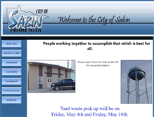 Tablet Screenshot of cityofsabin.com